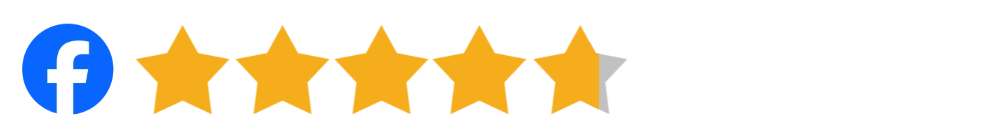 Facebook Review Emblem Wit