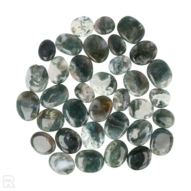 Moss agate Imitation Stones