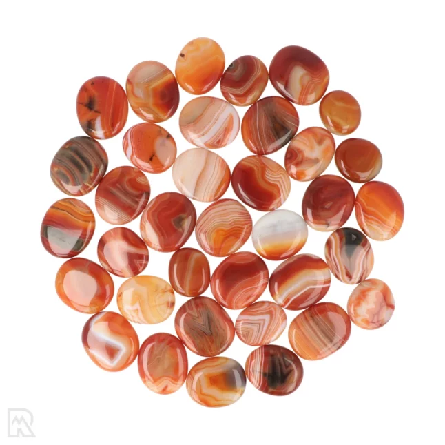 Carnelian Banded Surcharge Stones