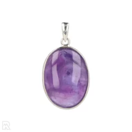 Amethyst Silver Pendant from India with item number 19513