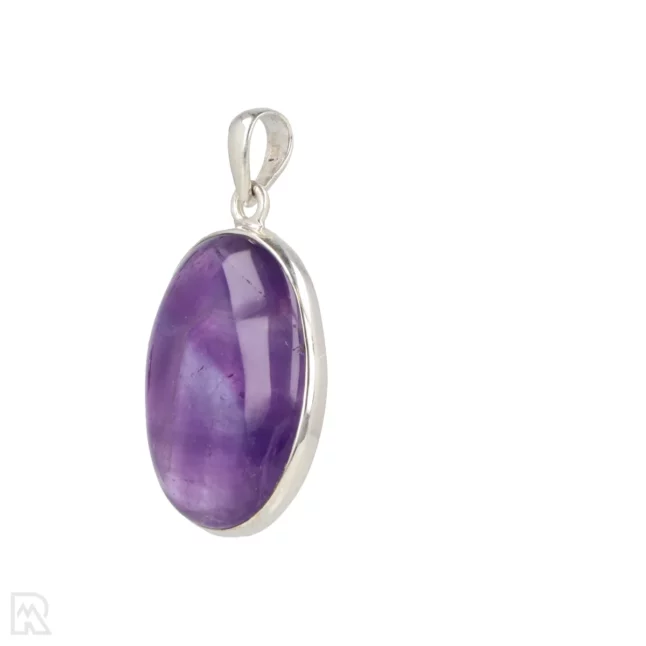 Amethyst Silver Pendant from India with item number 19513