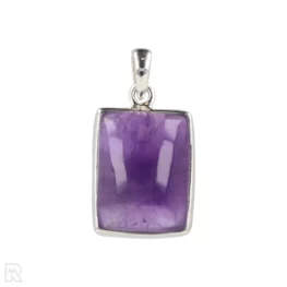 Amethyst Silver Pendant from India with item number 19515