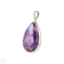 Amethyst Silver Pendant from India with item number 19516