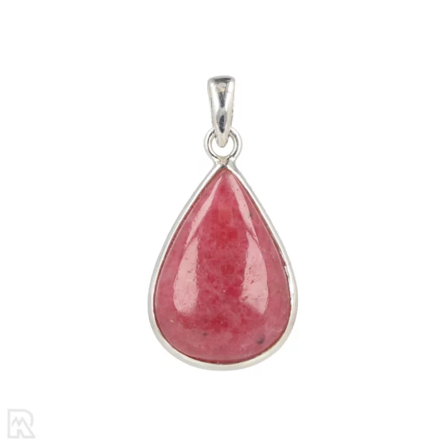 Rhodonite Silver Pendant from India with item number 19534
