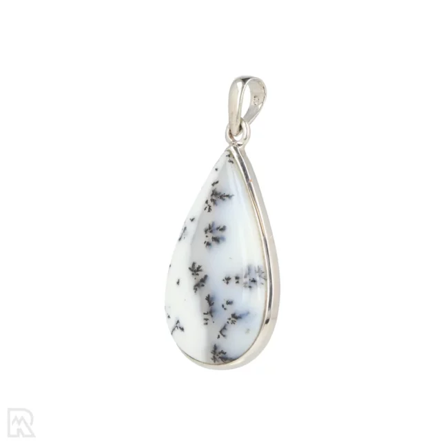 Dendriet Opaal Zilveren Hanger uit India met artikelnummer 19561