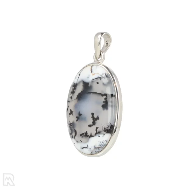 Dendriet Opaal Zilveren Hanger uit India met artikelnummer 19562