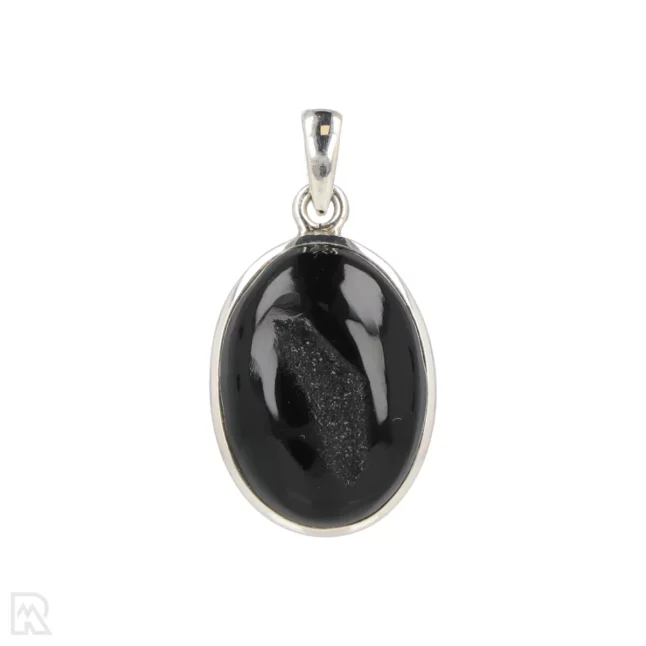 Druzy Onyx Zilveren Hanger uit India met artikelnummer 19567