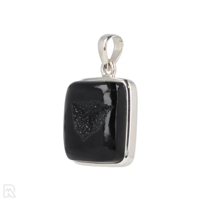 Druzy Onyx Zilveren Hanger uit India met artikelnummer 19569