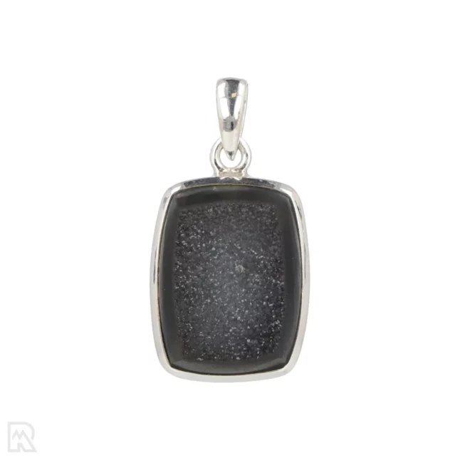Druzy Onyx Zilveren Hanger uit India met artikelnummer 19571
