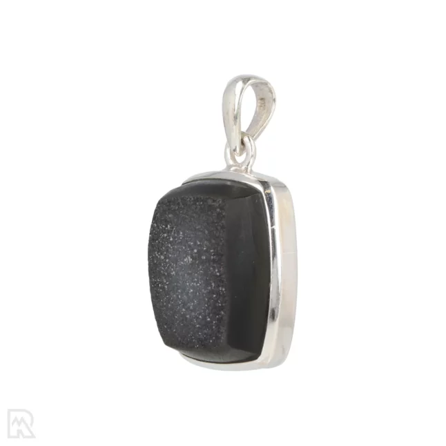 Druzy Onyx Zilveren Hanger uit India met artikelnummer 19571
