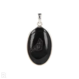 Druzy Onyx Zilveren Hanger uit India met artikelnummer 19572