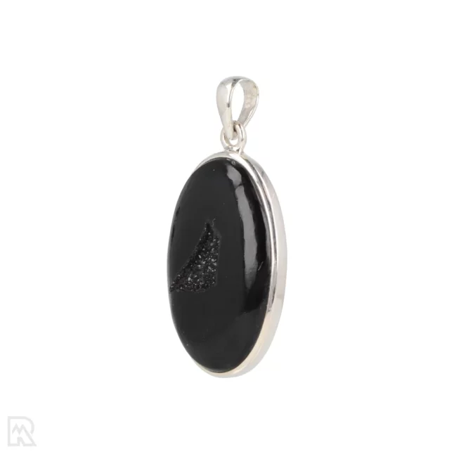 Druzy Onyx Zilveren Hanger uit India met artikelnummer 19572
