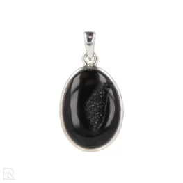 Druzy Onyx Zilveren Hanger uit India met artikelnummer 19576