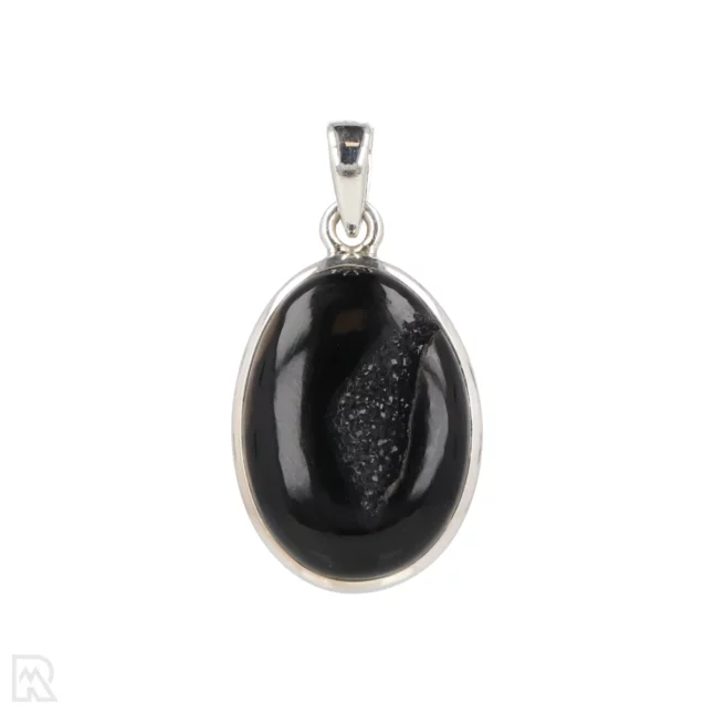 Druzy Onyx Zilveren Hanger uit India met artikelnummer 19576