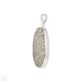 Druzy Pyriet Zilveren Hanger uit India met artikelnummer 19578