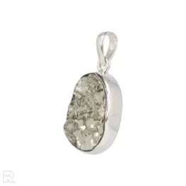 Druzy Pyriet Zilveren Hanger uit India met artikelnummer 19581