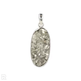 Druzy Pyriet Zilveren Hanger uit India met artikelnummer 19582