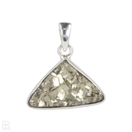 Druzy Pyriet Zilveren Hanger uit India met artikelnummer 19584