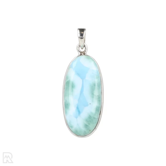 Larimar Zilveren Hanger uit India met artikelnummer 19599