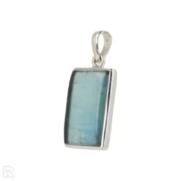 Regenboog Fluoriet Zilveren Hanger uit India met artikelnummer 19657
