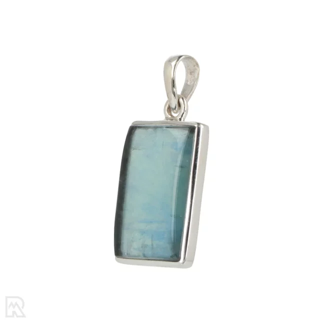 Regenboog Fluoriet Zilveren Hanger uit India met artikelnummer 19657