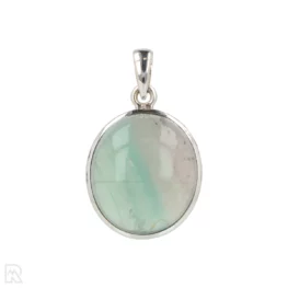 Regenboog Fluoriet Zilveren Hanger uit India met artikelnummer 19664