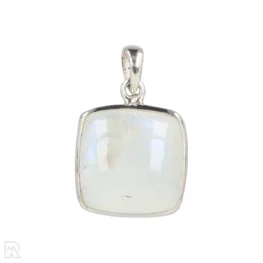 Regenboog Maansteen Zilveren Hanger uit India met artikelnummer 19669