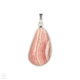 Rhodochrosiet Zilveren Hanger uit India met artikelnummer 19677
