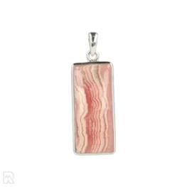 Rhodochrosiet Zilveren Hanger uit India met artikelnummer 19678