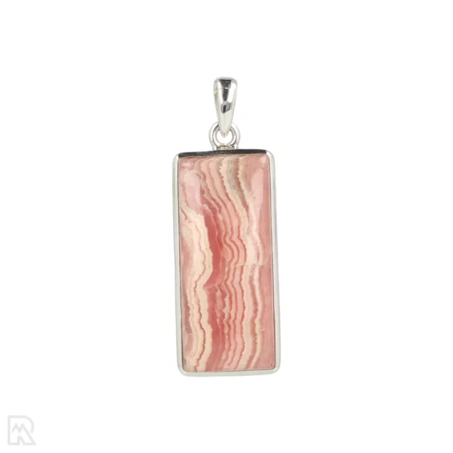Rhodochrosiet Zilveren Hanger uit India met artikelnummer 19678