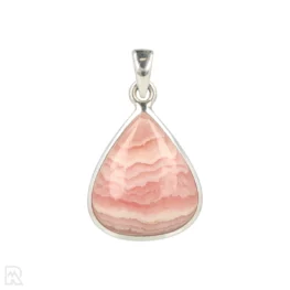 Rhodochrosiet Zilveren Hanger uit India met artikelnummer 19679