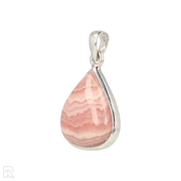 Rhodochrosiet Zilveren Hanger uit India met artikelnummer 19679