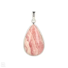 Rhodochrosiet Zilveren Hanger uit India met artikelnummer 19680