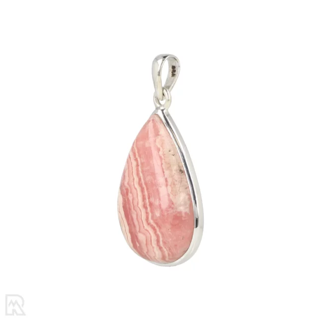 Rhodochrosiet Zilveren Hanger uit India met artikelnummer 19680