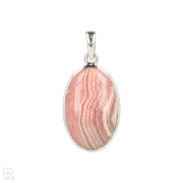 Rhodochrosiet Zilveren Hanger uit India met artikelnummer 19681