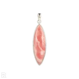 Rhodochrosiet Zilveren Hanger uit India met artikelnummer 19682