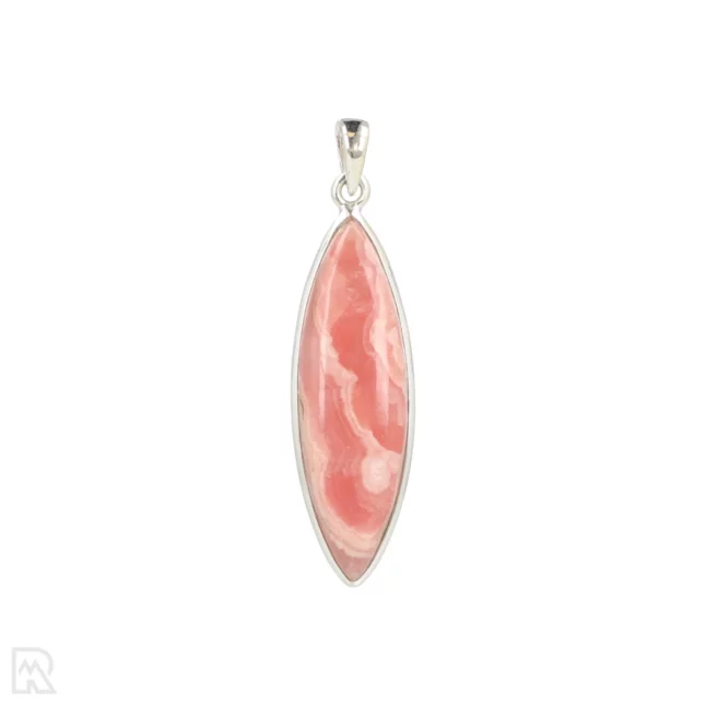 Rhodochrosiet Zilveren Hanger uit India met artikelnummer 19682