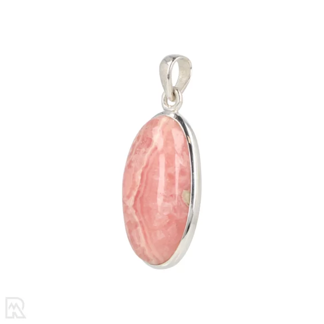 Rhodochrosiet Zilveren Hanger uit India met artikelnummer 19683