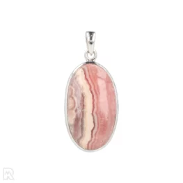 Rhodochrosiet Zilveren Hanger uit India met artikelnummer 19686