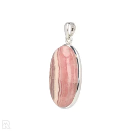 Rhodochrosiet Zilveren Hanger uit India met artikelnummer 19686
