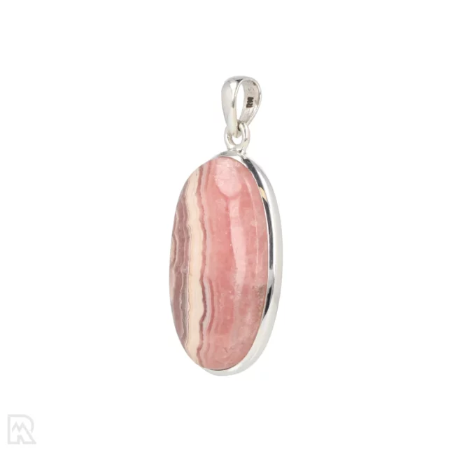 Rhodochrosiet Zilveren Hanger uit India met artikelnummer 19686