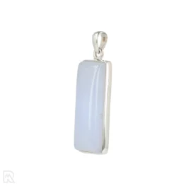 Blue Chalcedony Silver Pendant from India with item number 19687