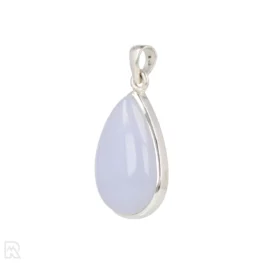 Blue Chalcedony Silver Pendant from India with item number 19694