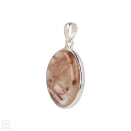 Rutile Quartz Silver Pendant from India with item number 19709