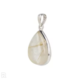 Rutile Quartz Silver Pendant from India with item number 19710