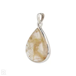 Rutile Quartz Silver Pendant from India with item number 19711