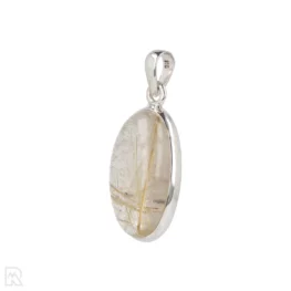 Rutile Quartz Silver Pendant from India with item number 19714