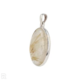 Rutile Quartz Silver Pendant from India with item number 19716