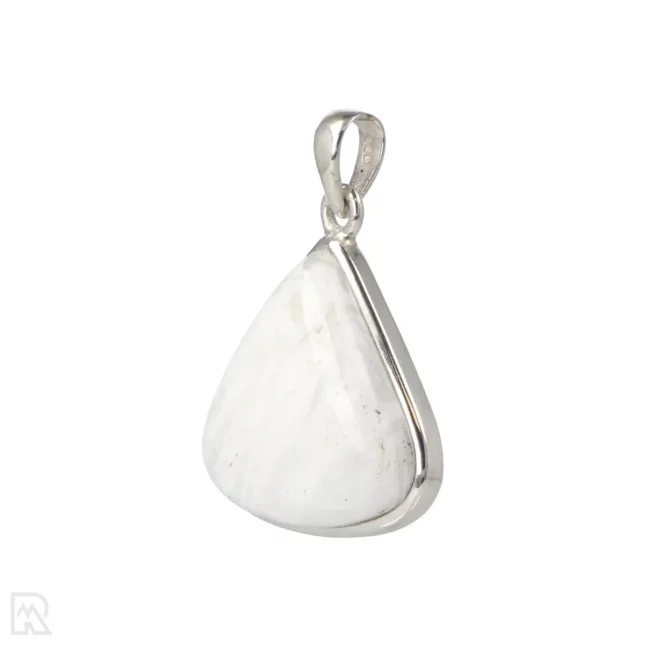 Scolecite Silver Pendant from India with item number 19718
