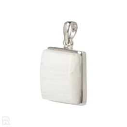 Scolecite Silver Pendant from India with item number 19720